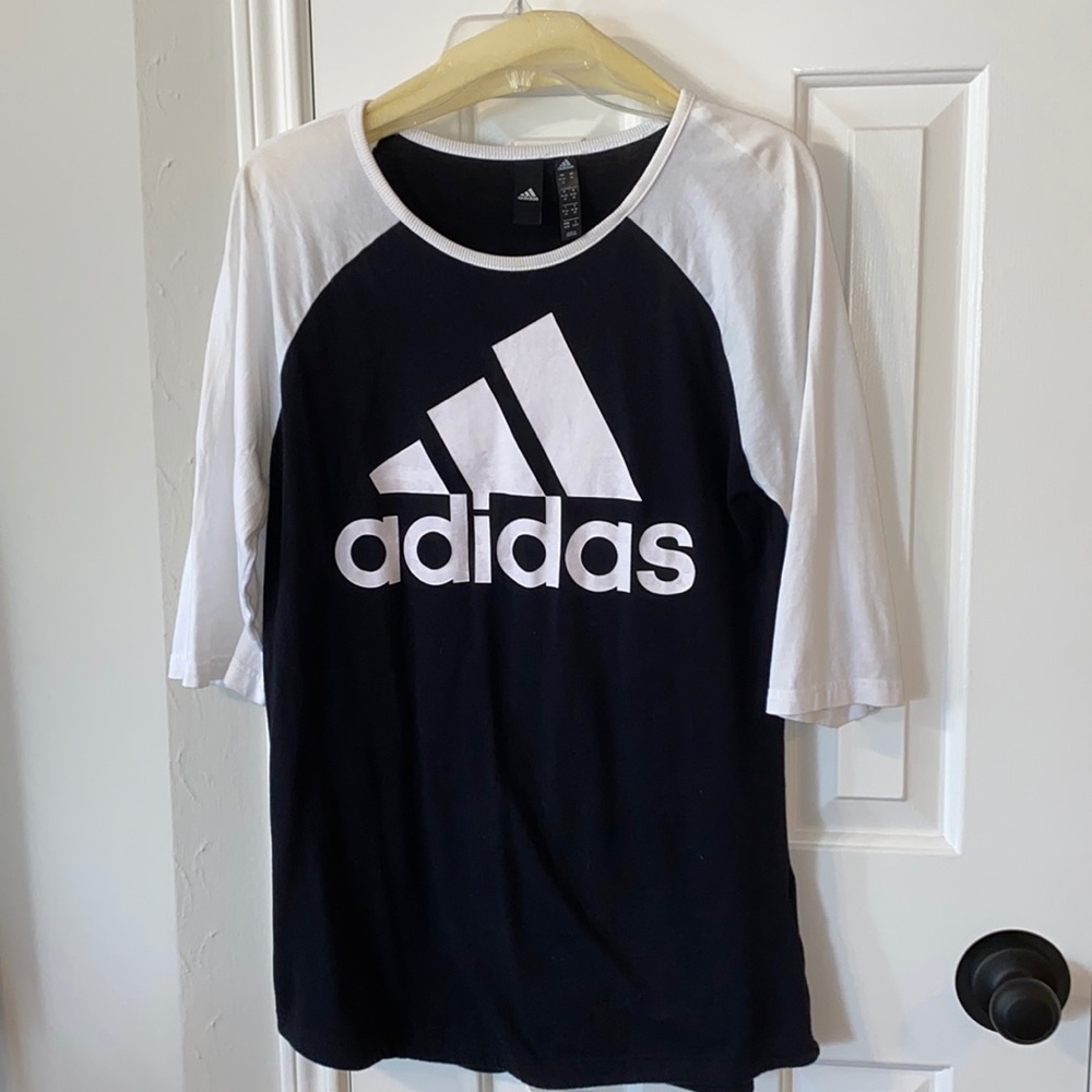 Adidas 3/4 Sleeve T-Shirt Size Med